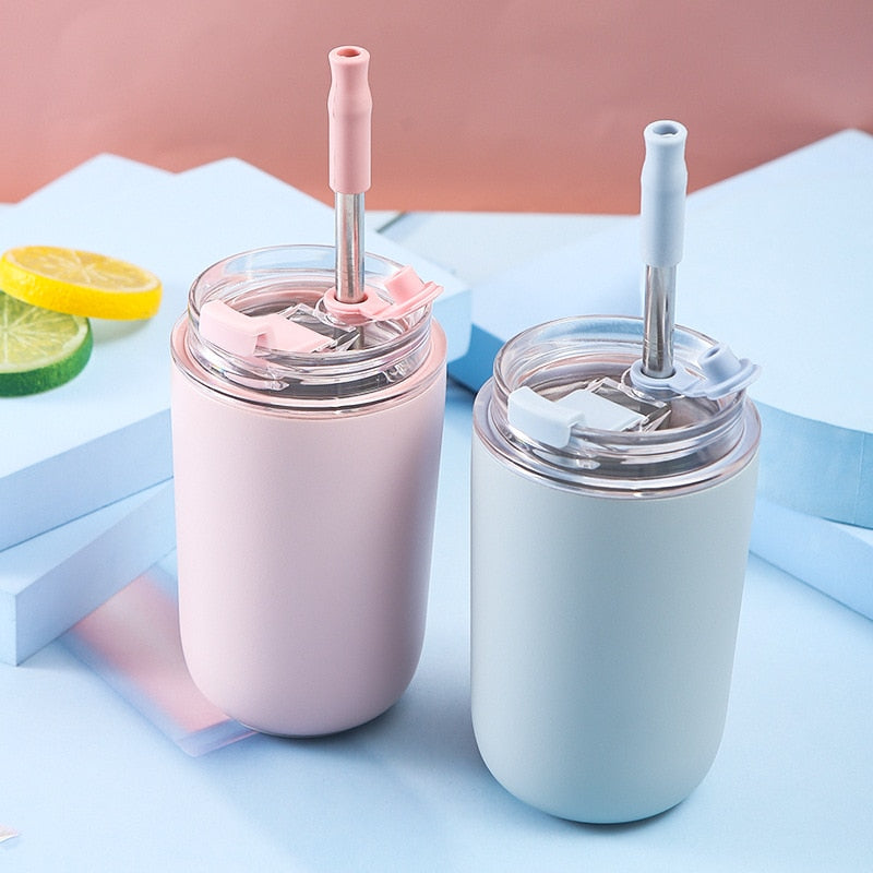 Mini Thermal Cup with Straw