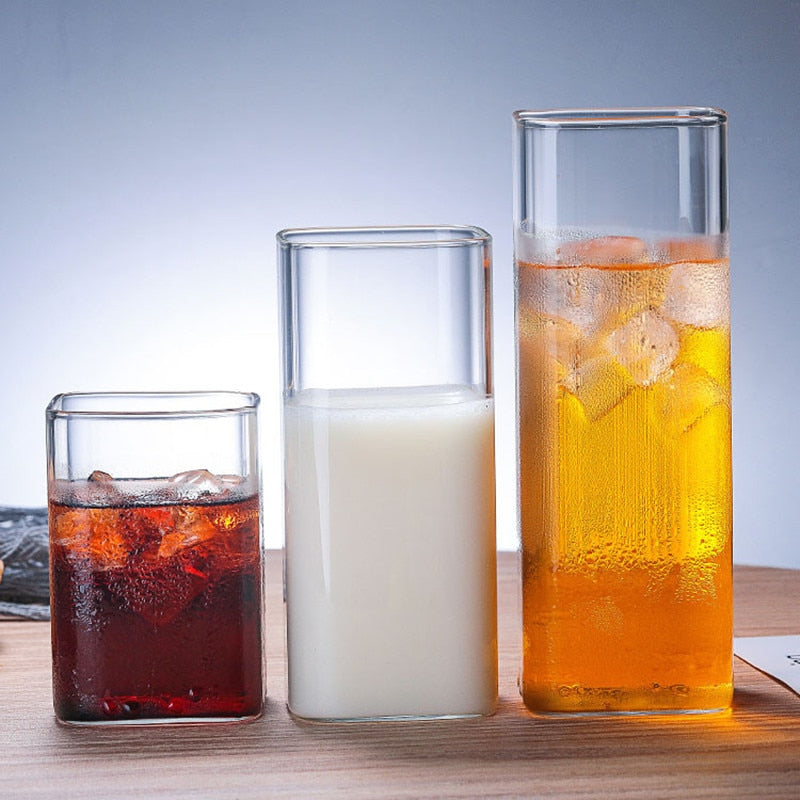Square Glass Cup
